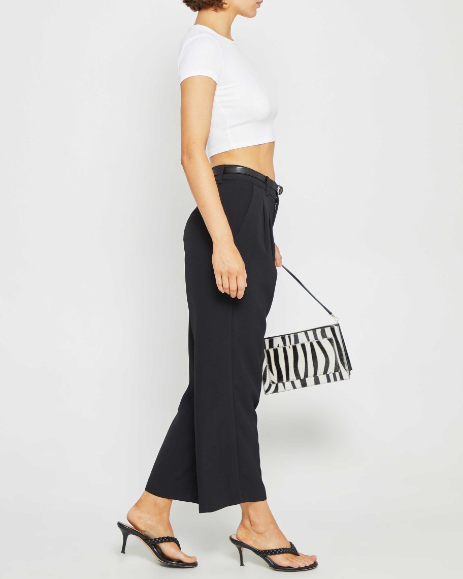 Clothing CAARA | Everyday Cropped Pant Black