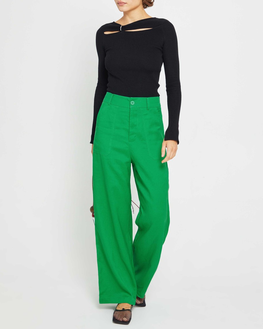 Clothing CAARA | Freda Pant Green