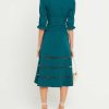 Clothing o.p.t | Parker Dress Forest Green