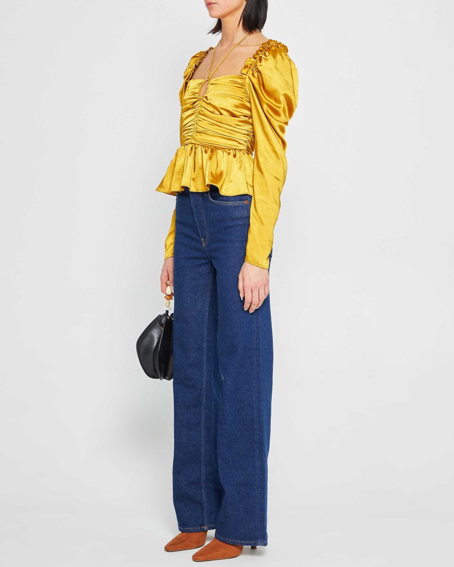 Clothing kourt | Rummer Top Mustard