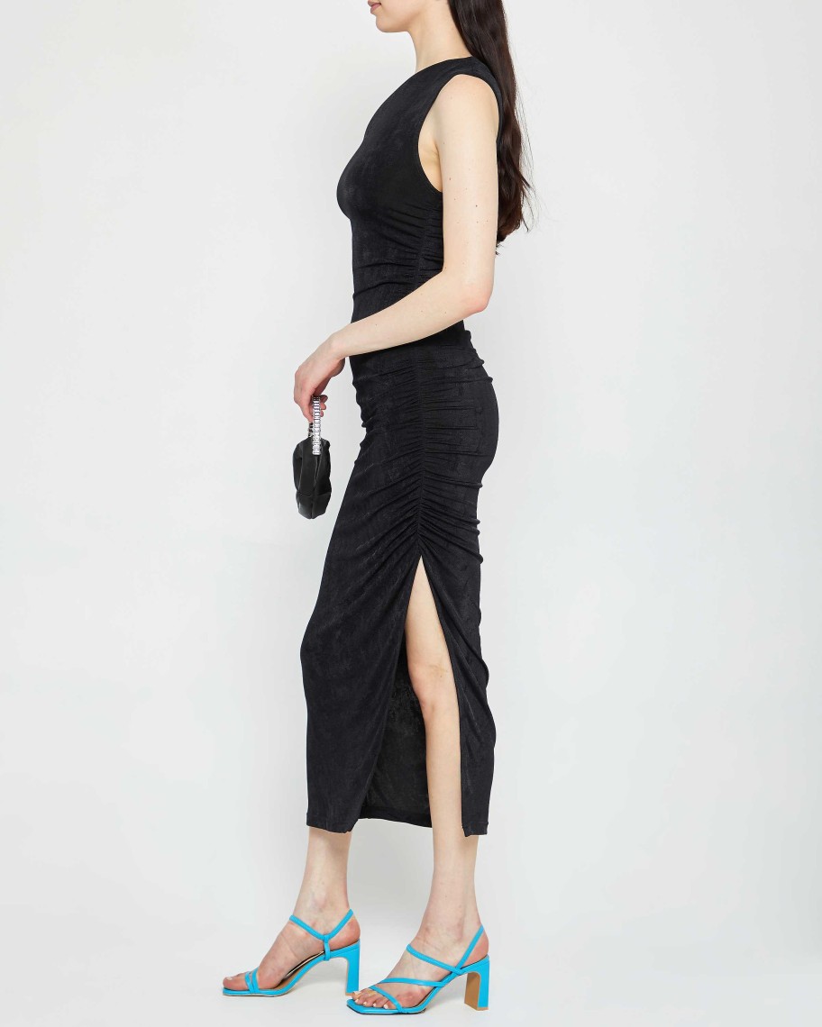 Clothing o.p.t | Elyn One Shoulder Dress Black