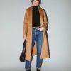 Clothing CAARA | Benji Wrap Coat Camel