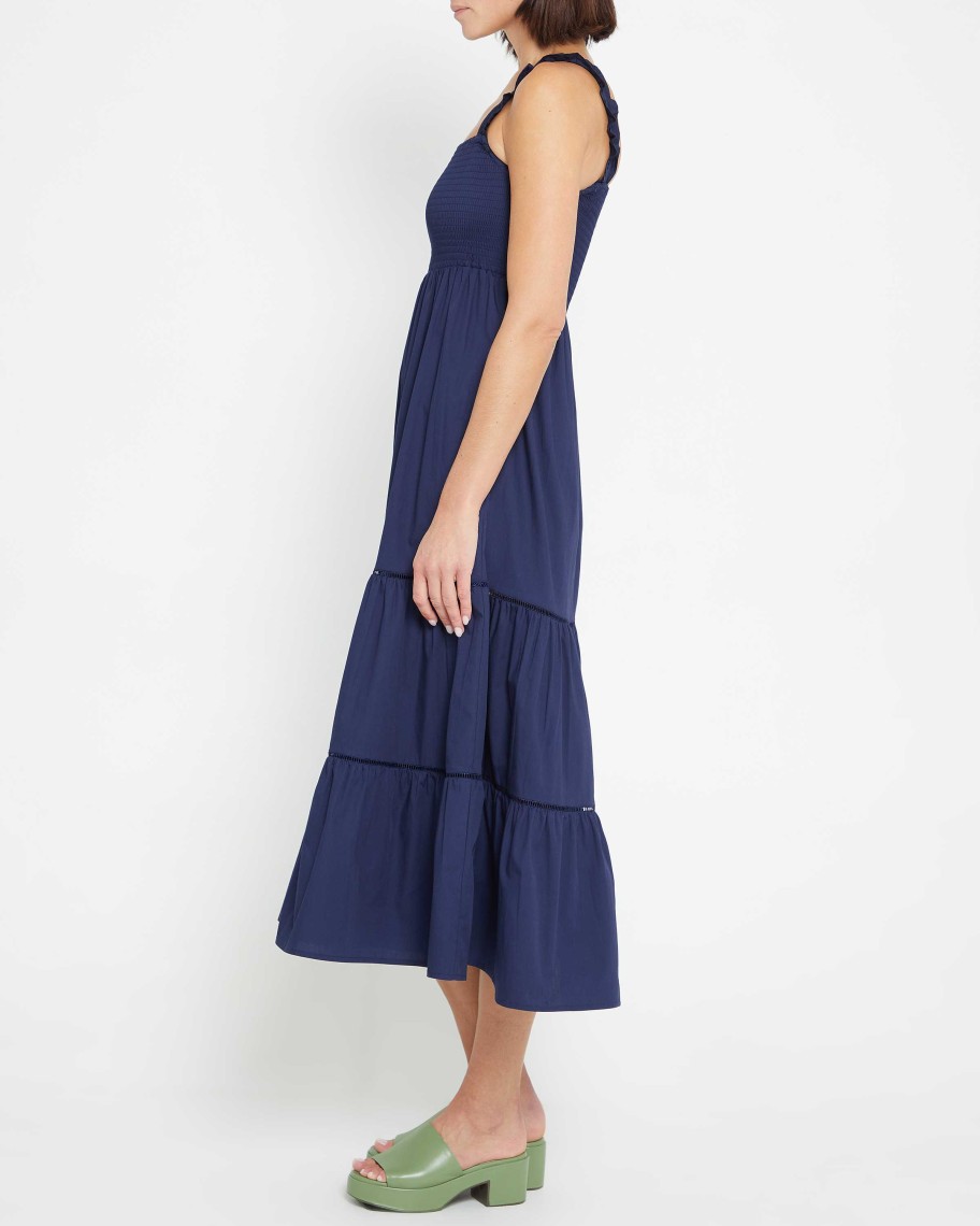 Clothing o.p.t | Colette Cotton Dress Navy