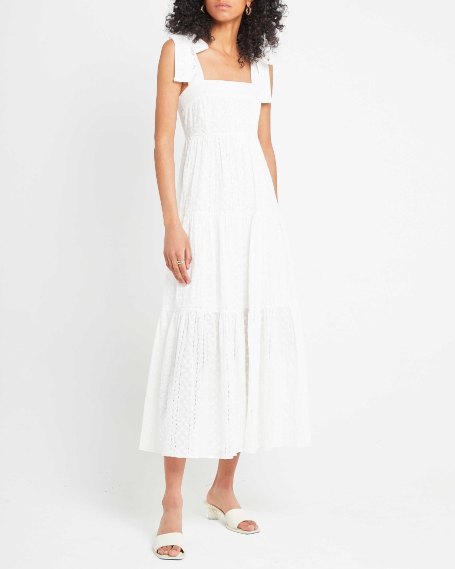 Clothing o.p.t | Cotton Artemis Dress White