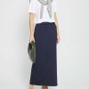 Clothing CAARA | Melanie Skirt Navy Stripe