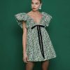 Clothing o.p.t | Didi Dress Green Floral