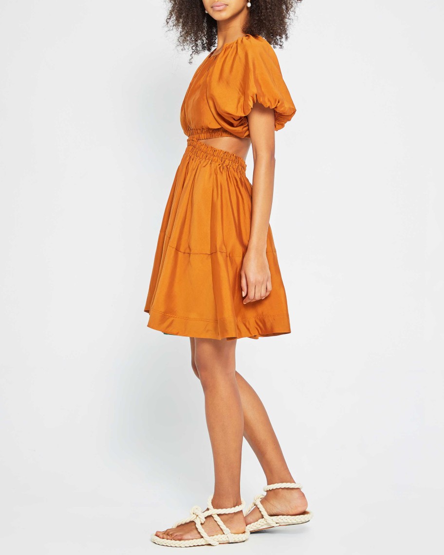 Clothing kourt | Mayra Dress Burnt Orange