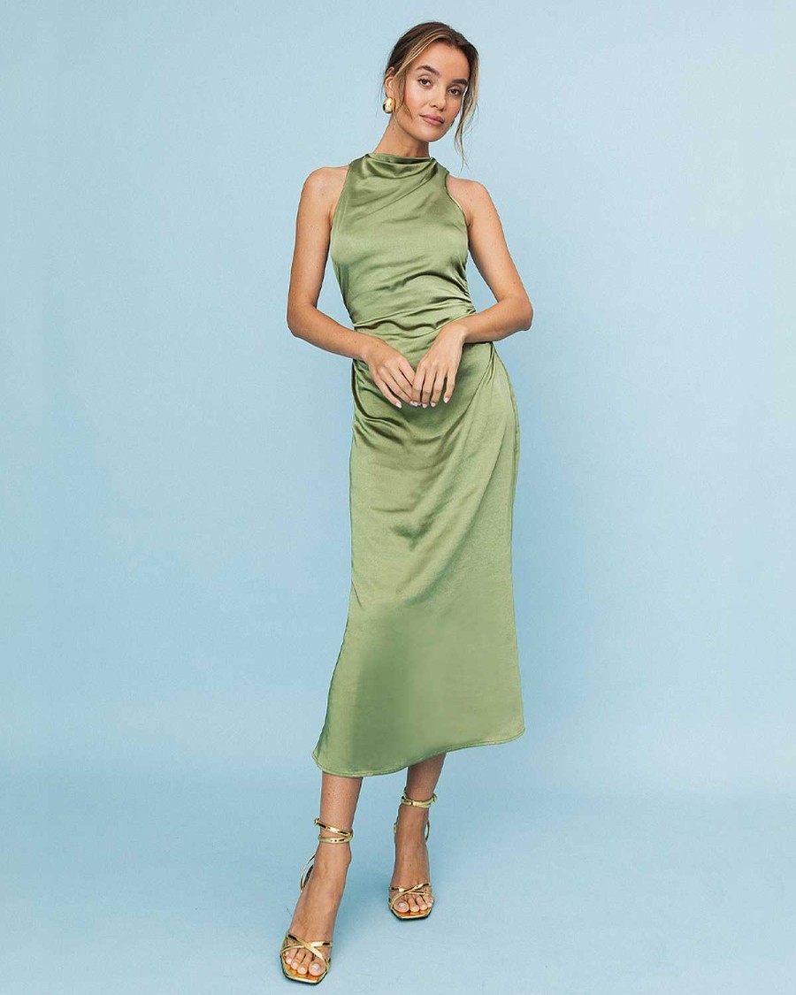 Clothing o.p.t | Carter Dress Green