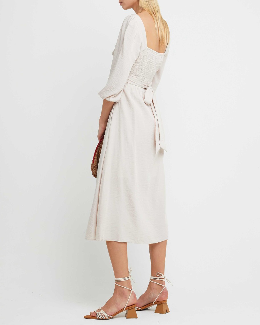 Clothing OPT | Fara Dress Beige