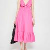 Clothing CAARA | Plaza Dress Hot Pink