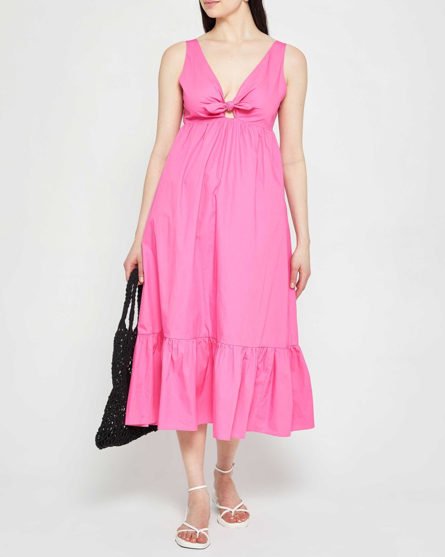 Clothing CAARA | Plaza Dress Hot Pink