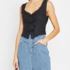 Clothing kourt | Giogia Linen Top Black