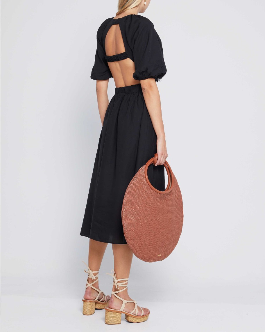 Clothing CAARA | Dani Midi Dress Black