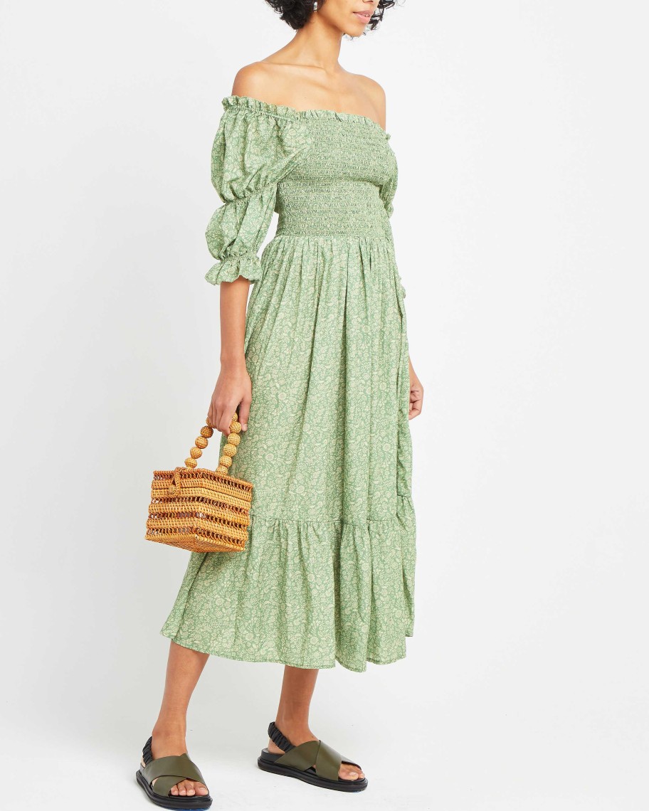 Clothing o.p.t | Opal Dress Green Floral