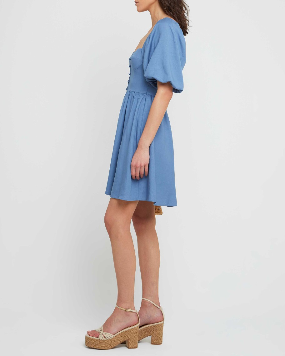 Clothing kourt | Esperanza Mini Dress Blue