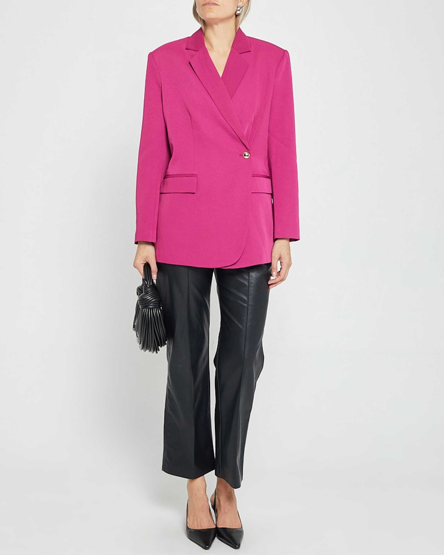 Clothing CAARA | Gemma Blazer Hot Pink