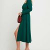 Clothing o.p.t | Lenon Dress Forest Green