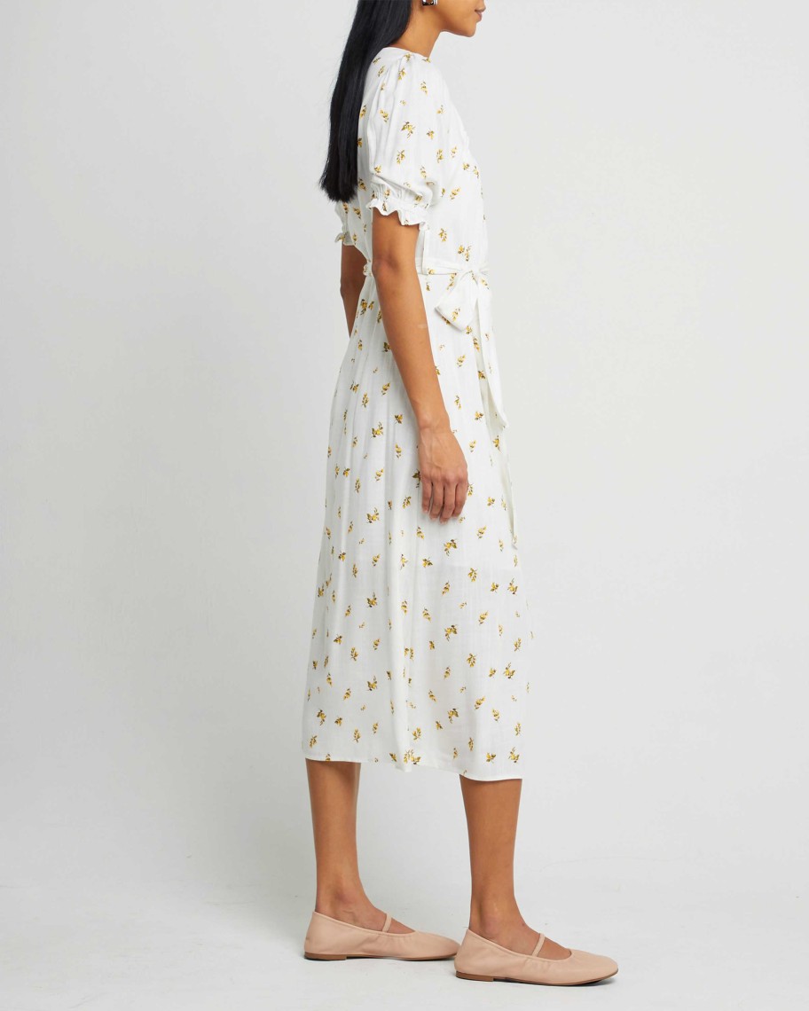 Clothing o.p.t | Juni Dress White Floral