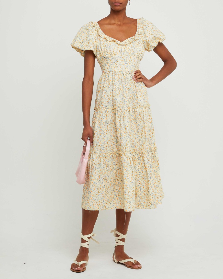 Clothing o.p.t | Florence Cotton Dress Tender Floral