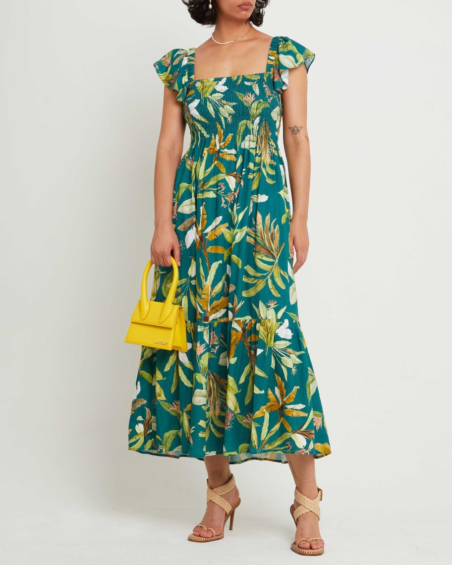 Clothing o.p.t | Tuscany Dress Tropical Palm