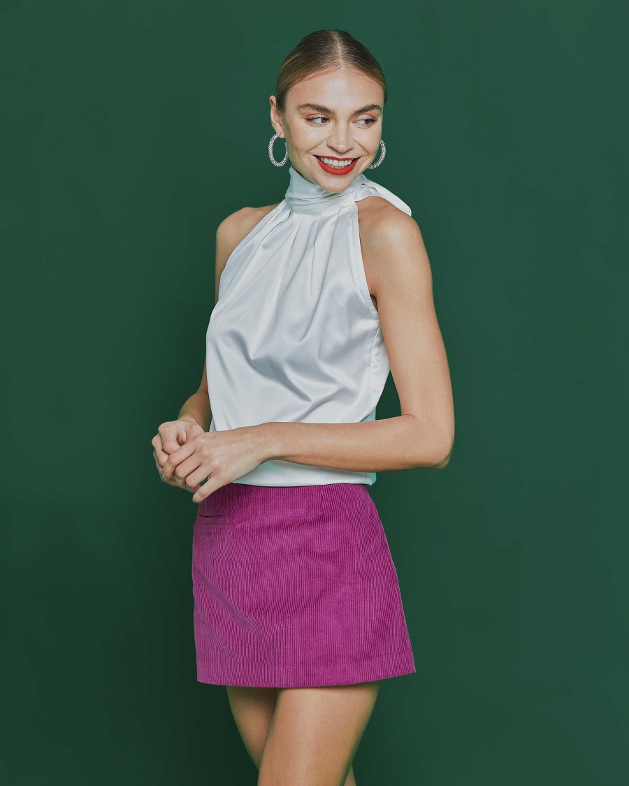 Clothing kourt | Lulu Mini Skirt Fuchsia