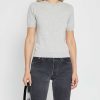 Clothing CAARA | Liv Cashmere Sweater Light Grey